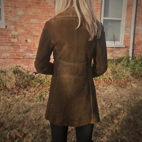 SOLD || SOFTEST VTG Suede Jacket - Picture 3 of 6